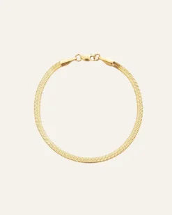 Armband Mockberg Thin Snake Guld