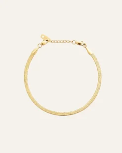 Armband Mockberg Thin Snake Guld