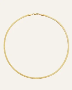 Halsband Mockberg Thin Snake Guld