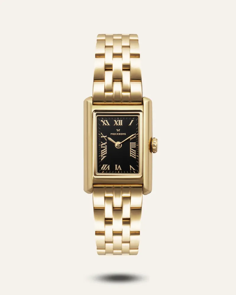 Klockor Mockberg Timeless Gold Noir MO243