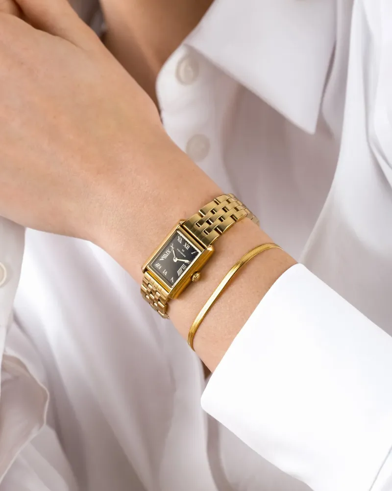 Klockor Mockberg Timeless Gold Noir MO243