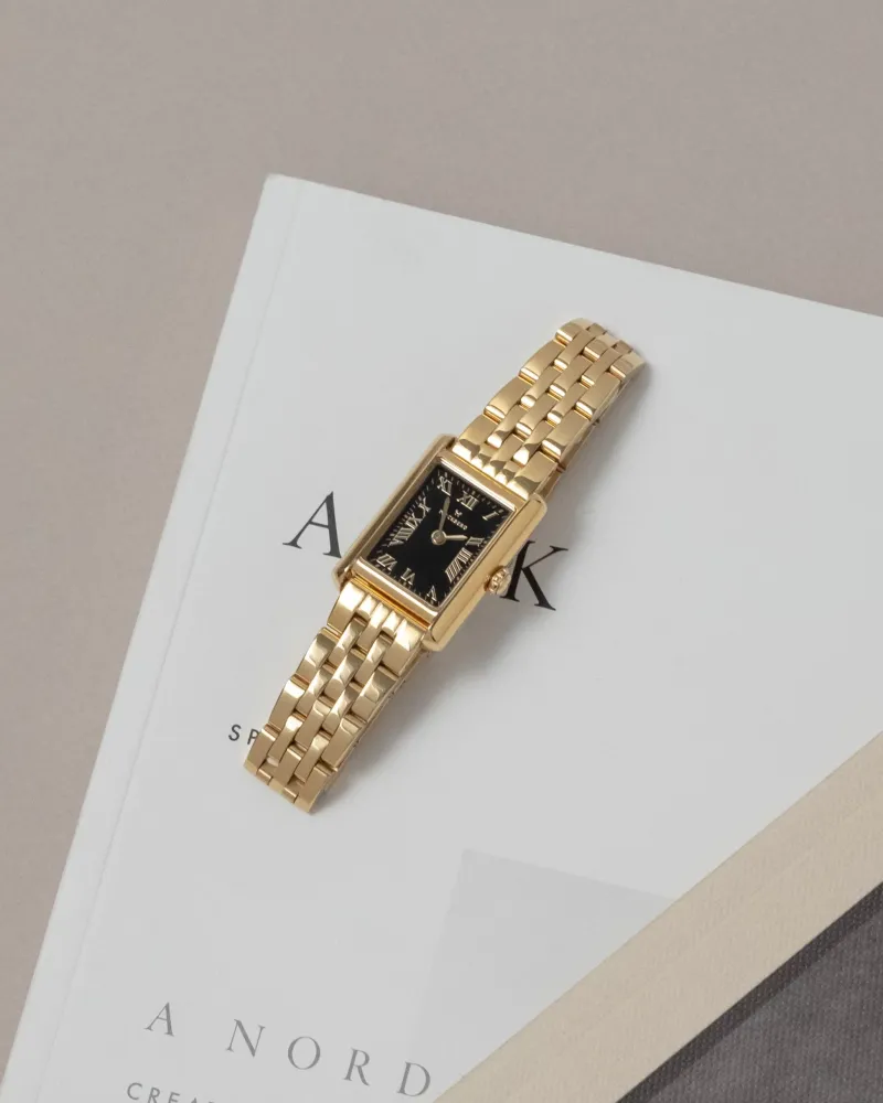 Klockor Mockberg Timeless Gold Noir MO243