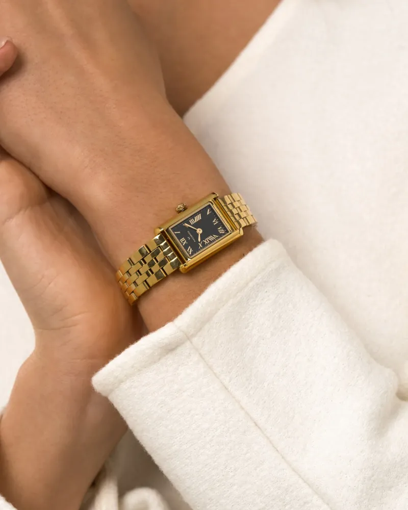 Klockor Mockberg Timeless Gold Noir MO243