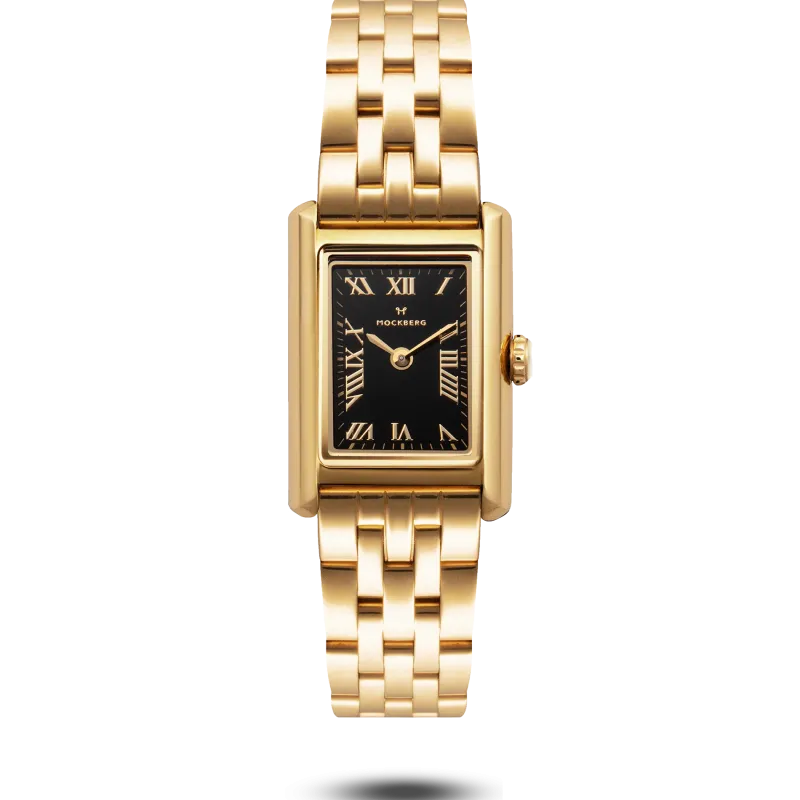 Klockor Mockberg Timeless Gold Noir MO243