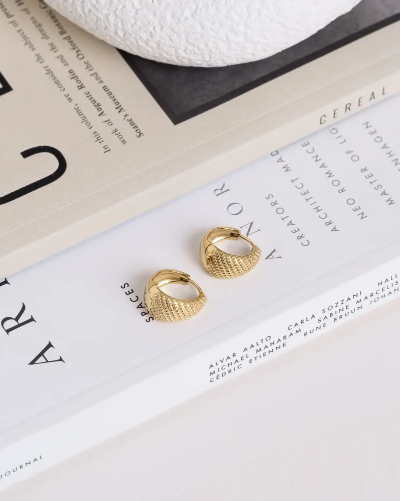 Mockberg Treasure Örhängen Medium Guld