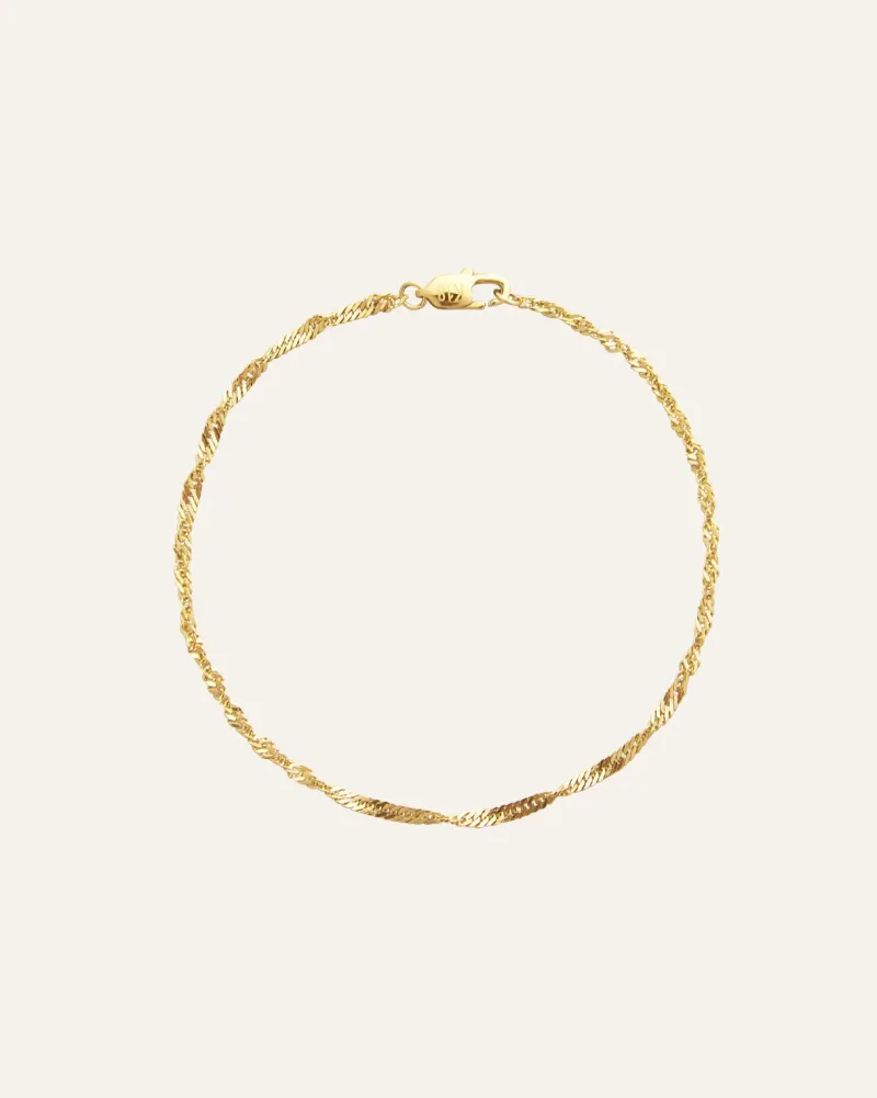 Armband Mockberg Twirl Guld