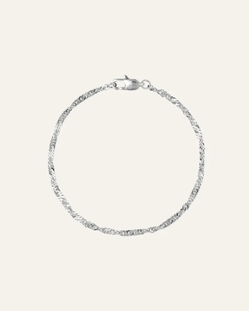 Armband Mockberg Twirl Silver