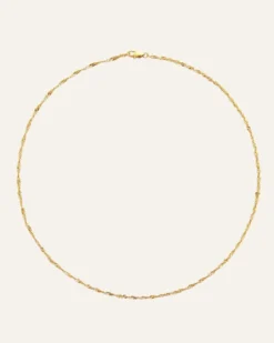 Halsband Mockberg Twirl Guld
