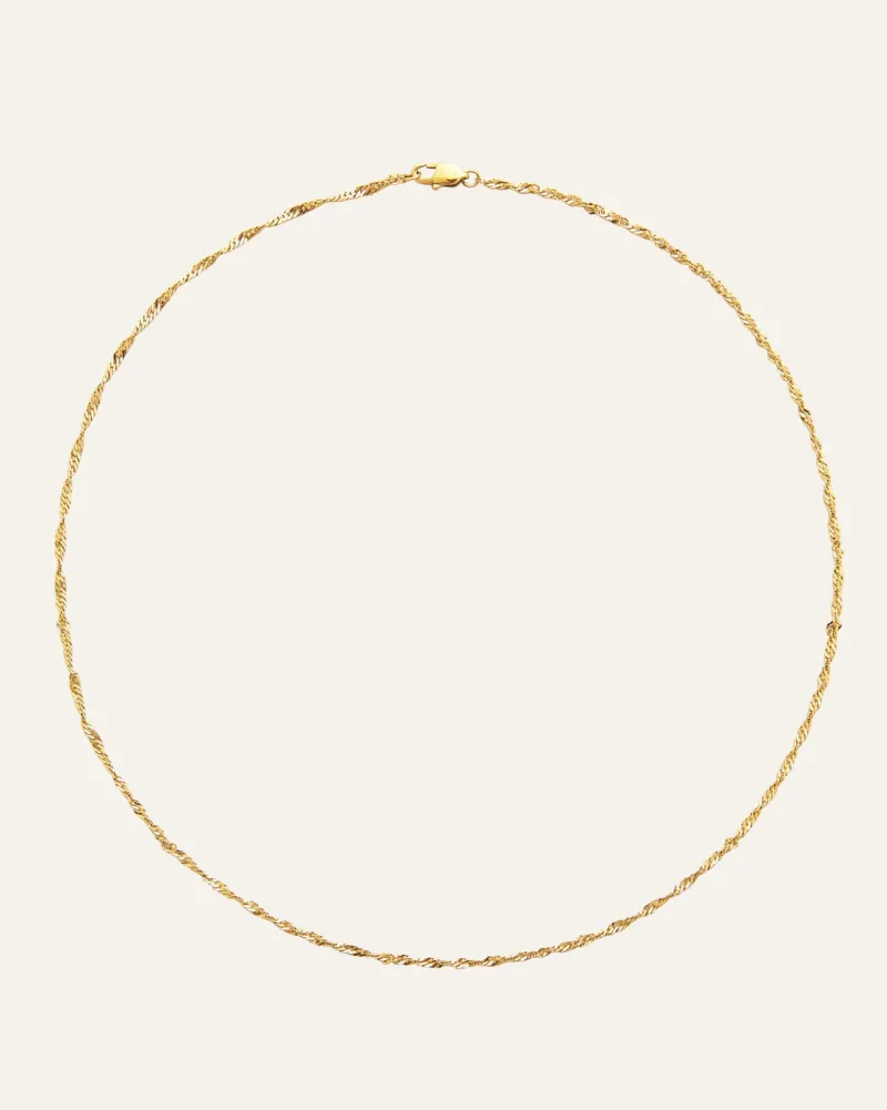 Halsband Mockberg Twirl Guld