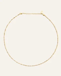 Halsband Mockberg Twirl Guld