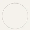 Halsband Mockberg Twirl Silver