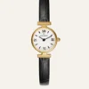 Klockor Mockberg Vintage Leather Gold Watch MB0249