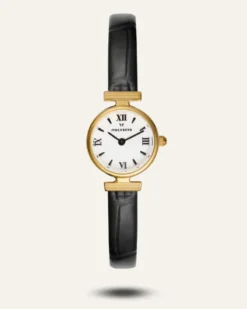 Klockor Mockberg Vintage Leather Gold Watch MB0249