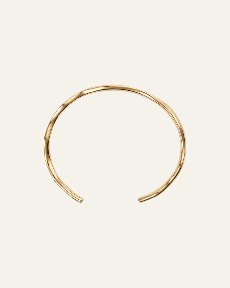 Armband Mockberg Wavy Bolded Cuff Gold