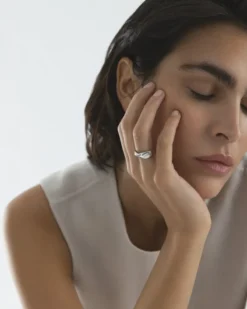 Armband Mockberg Wavy Bolded Ring Silver