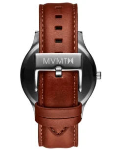 MVMT 40 Series Silver Natural Tan D-MT01-SNA