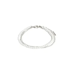 ARMBAND PILGRIM Baker Vit/Silver 632316002