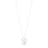 HALSBAND PILGRIM Love Tag Silver 542416041