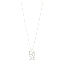 HALSBAND PILGRIM Love Tag Silver 542416041