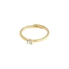 PILGRIM Lulu Crystal Stack Ring Guld 632312034