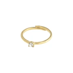 PILGRIM Lulu Crystal Stack Ring Guld 632312034