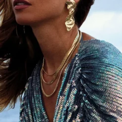 HALSBAND PILGRIM Pam Robe Chain Guld 632112071