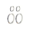 ÖRHÄNGEN PILGRIM Reign Hoop 2-pack Örhängen Silver 662416803