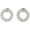 ÖRHÄNGEN PILGRIM Victoria Crystal Halo Örhängen Silver 611316013
