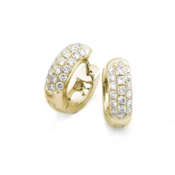 Örhängen i 18K Guld med 0.48ct TW/SI Diamanter – MSF55G