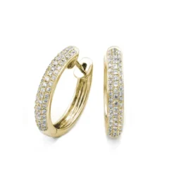 Örhängen i 18K Guld med 0.33ct TW/SI Diamanter – MSF54G