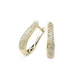 Örhängen i 18K Guld med 0.24ct TW/SI Diamanter – MSF53G