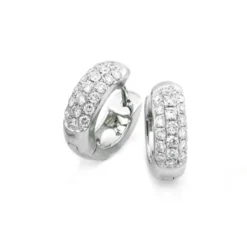 Örhängen i 18K Vitguld med 0.48ct TW/SI Diamanter – MSF55W