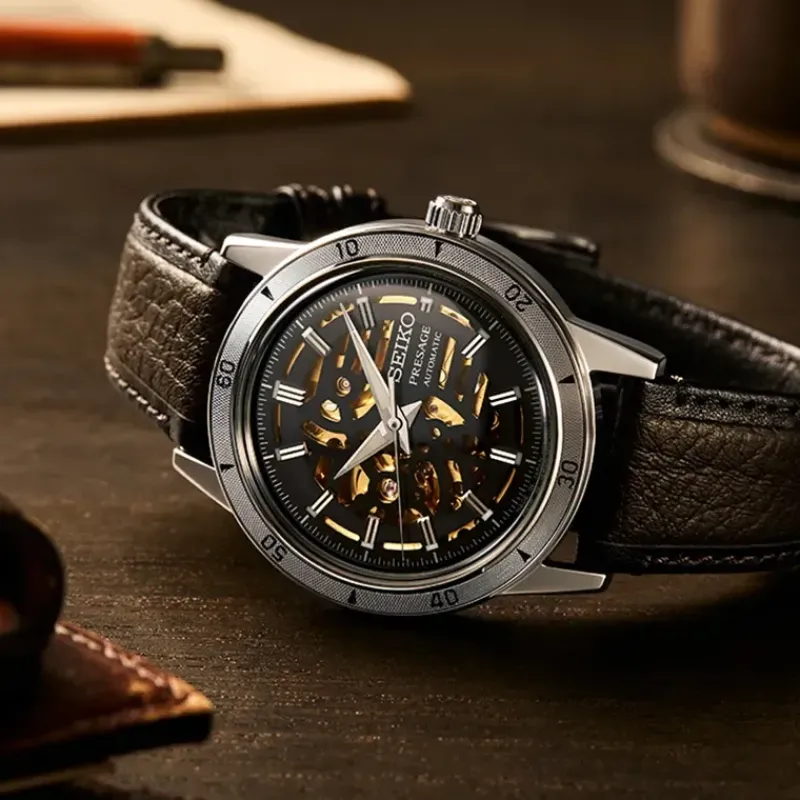 Presage Seiko Skeleton SSA461J1