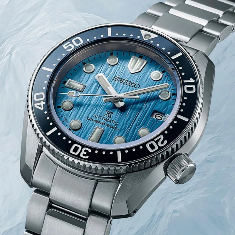 Prospex Seiko Automatic Diver 42mm Save the Ocean Special Edition ´Glacier´ SPB299J1