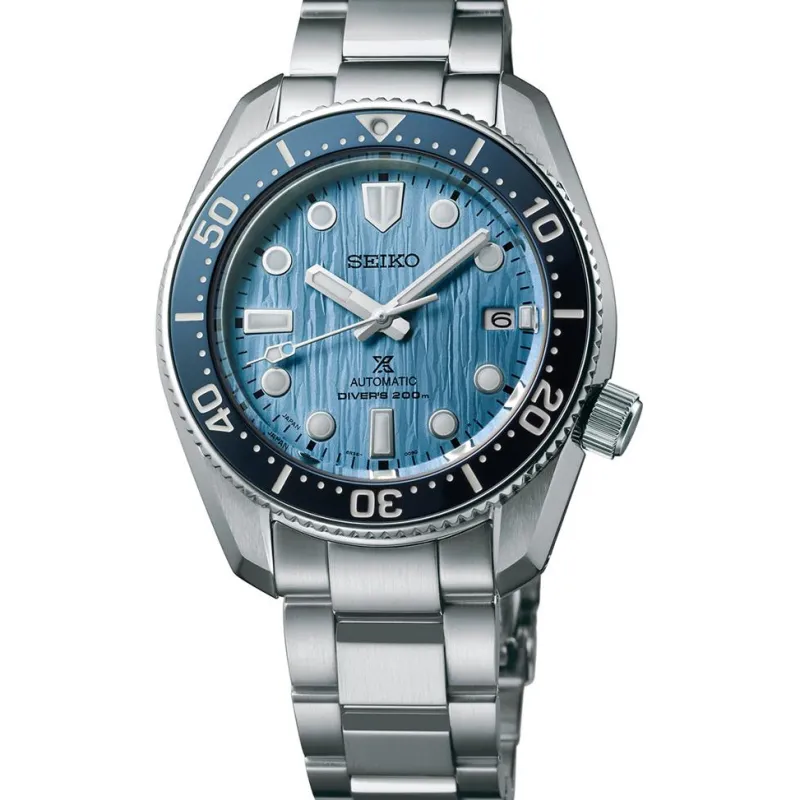 Prospex Seiko Automatic Diver 42mm Save the Ocean Special Edition ´Glacier´ SPB299J1