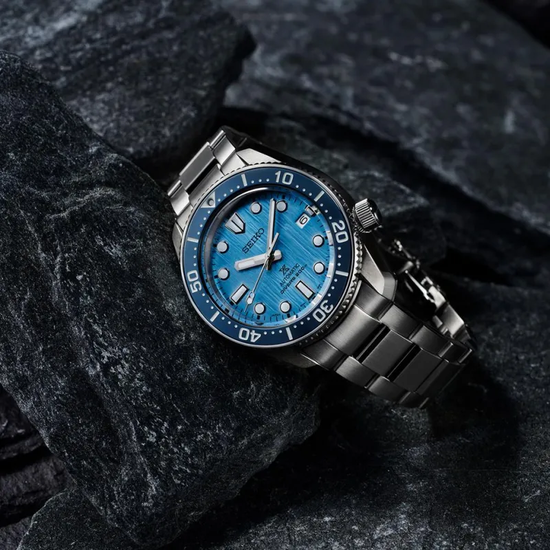 Prospex Seiko Automatic Diver 42mm Save the Ocean Special Edition ´Glacier´ SPB299J1