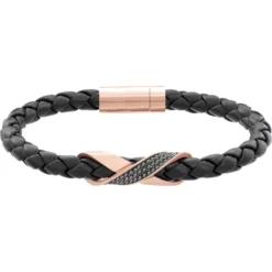 Swarovski Cross Signature Läder Armband 5115156