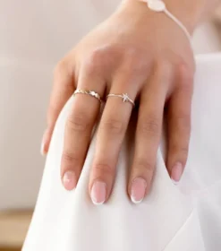 Ringar Syster P Beaches Flat Dot Ring Silver