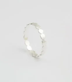Ringar Syster P Beaches Flat Dot Ring Silver