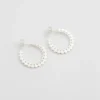 Örhängen Syster P Beaches Small Flat Dots Silver