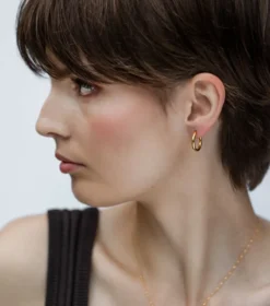 Örhängen Syster P Beloved Fat Big Hoops Guld