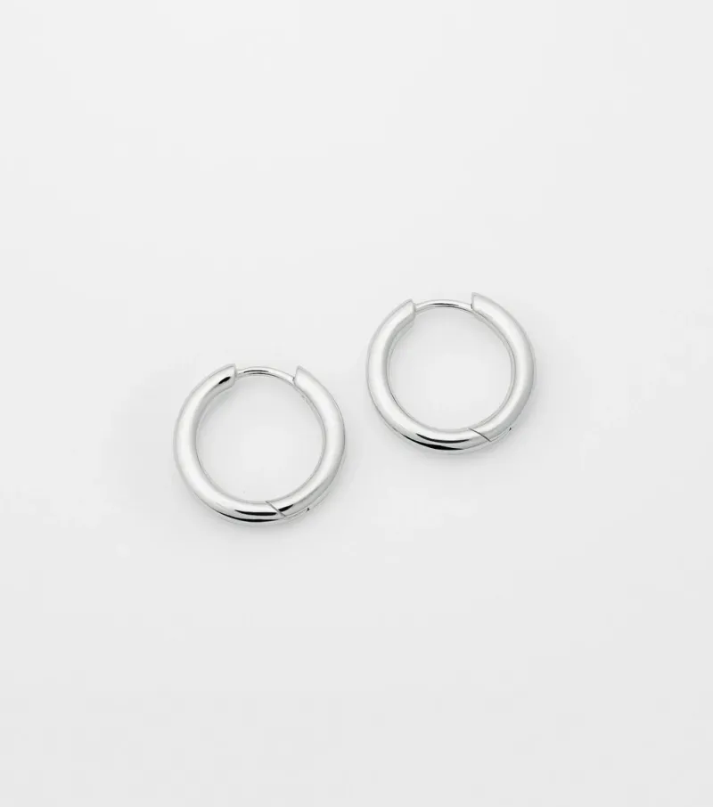 Örhängen Syster P Beloved Fat Big Hoops Silver