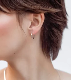 Örhängen Syster P Beloved Fat Big Hoops Silver