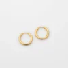 Örhängen Syster P Beloved Fat Medium Hoops Guld