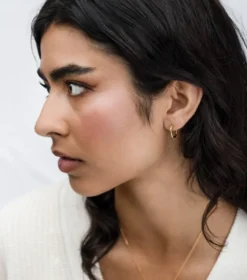 Örhängen Syster P Beloved Fat Medium Hoops Guld