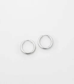 Örhängen Syster P Beloved Fat Medium Hoops Silver