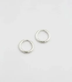 Örhängen Syster P Beloved Fat Small Hoops Silver