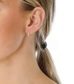 Örhängen Syster P Beloved Fat Small Hoops Silver