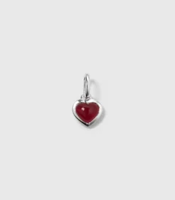 Berlocker Syster P Beloved Hjärta Pink Quartz Hängsmycke Silver