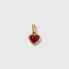 Berlocker Syster P Beloved Hjärta Pink Quartz Hängsmycke Guld